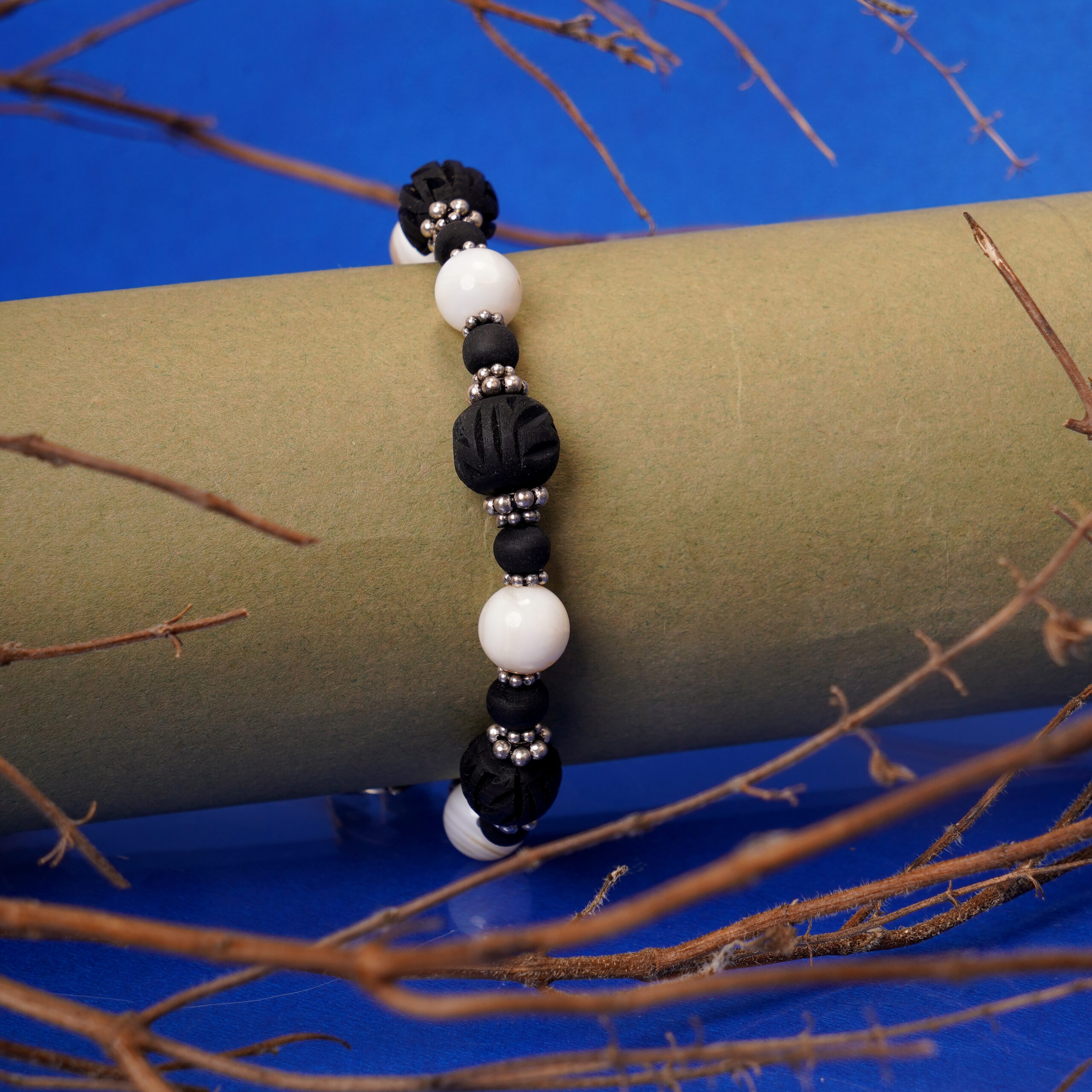 Silver Tulasi Bracelet- (Silver Tulasi Bracelet) - Image 11