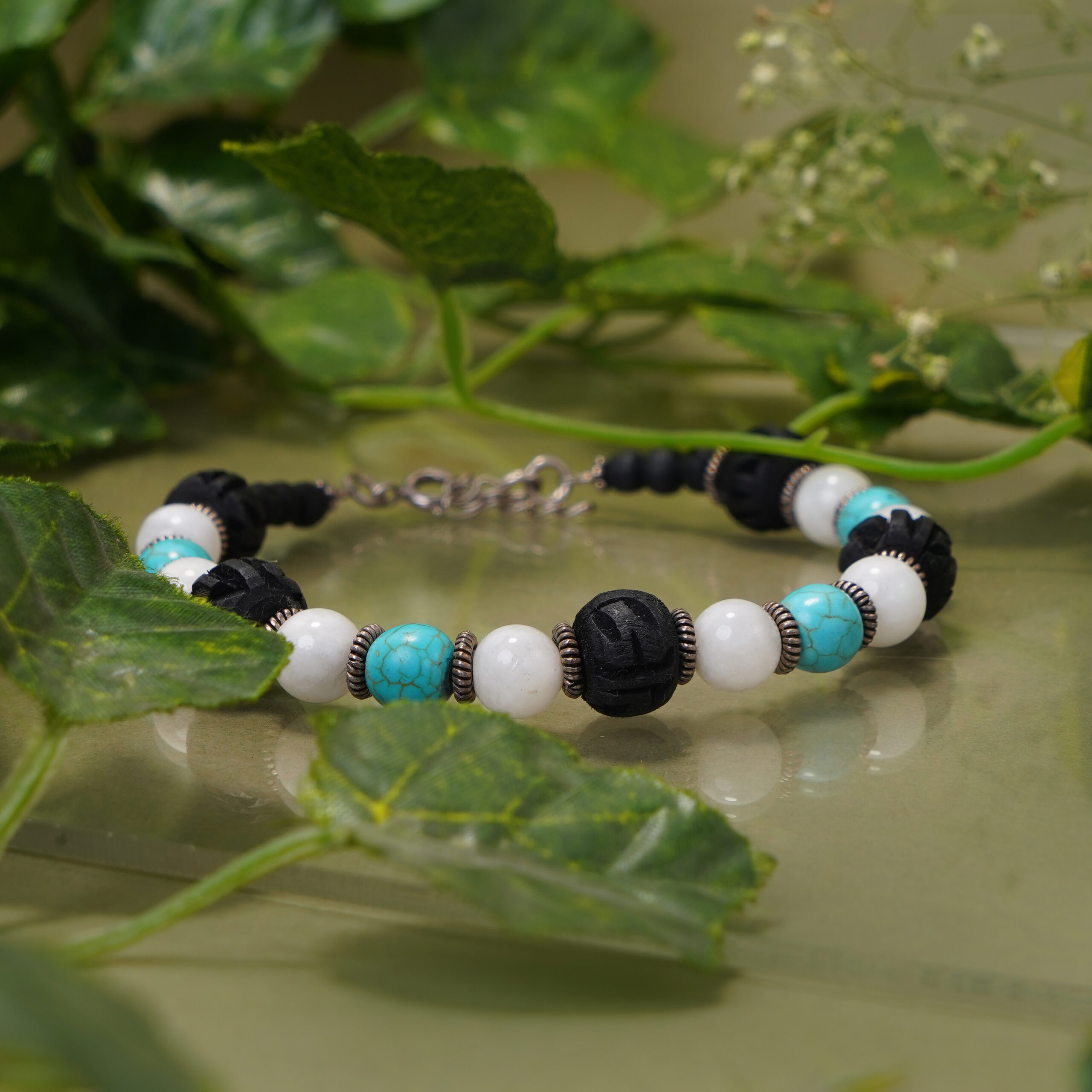 Silver Tulasi Bracelet- (Silver Tulasi Bracelet) - Image 14