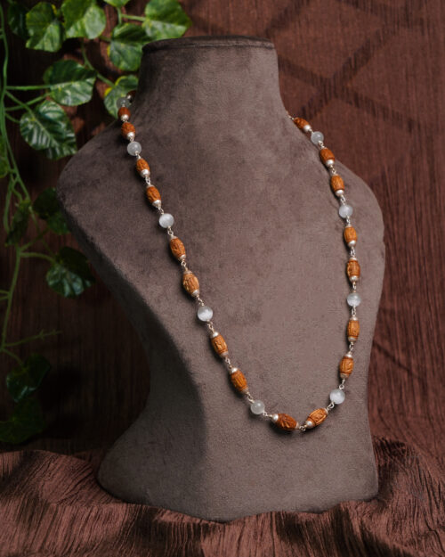 Silver Tulasi Mala- (Silver Kanti)