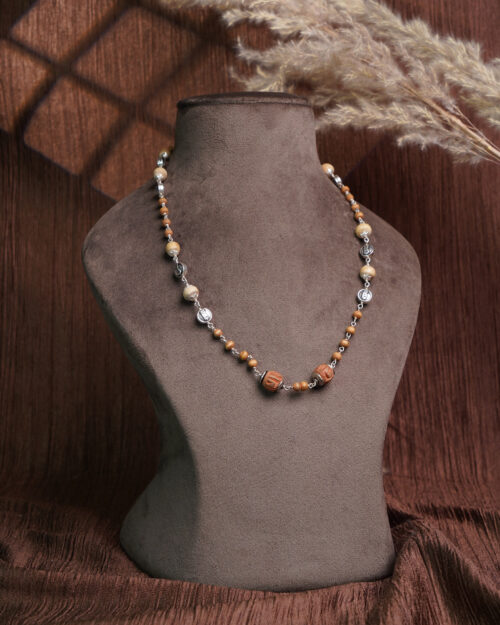 Silver Tulasi Mala- (Silver Kanti)