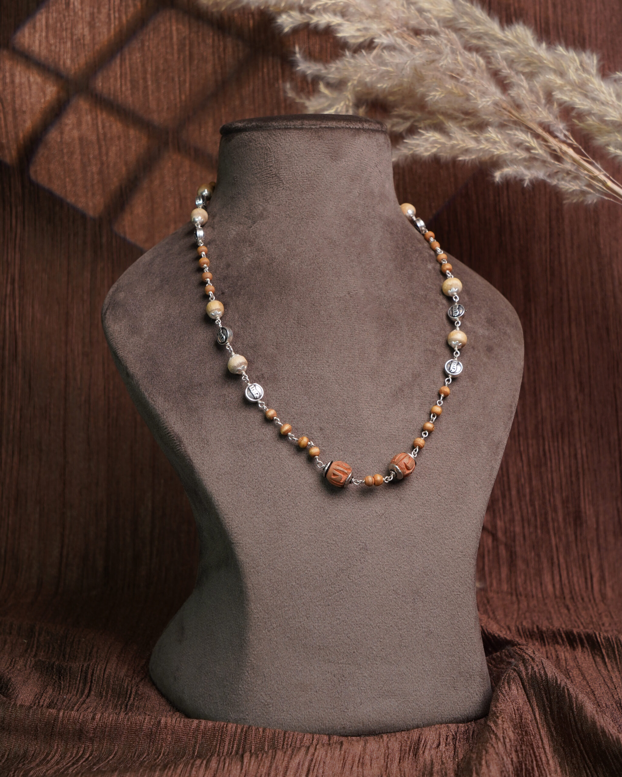 Silver Tulasi Mala- (Silver Kanti)