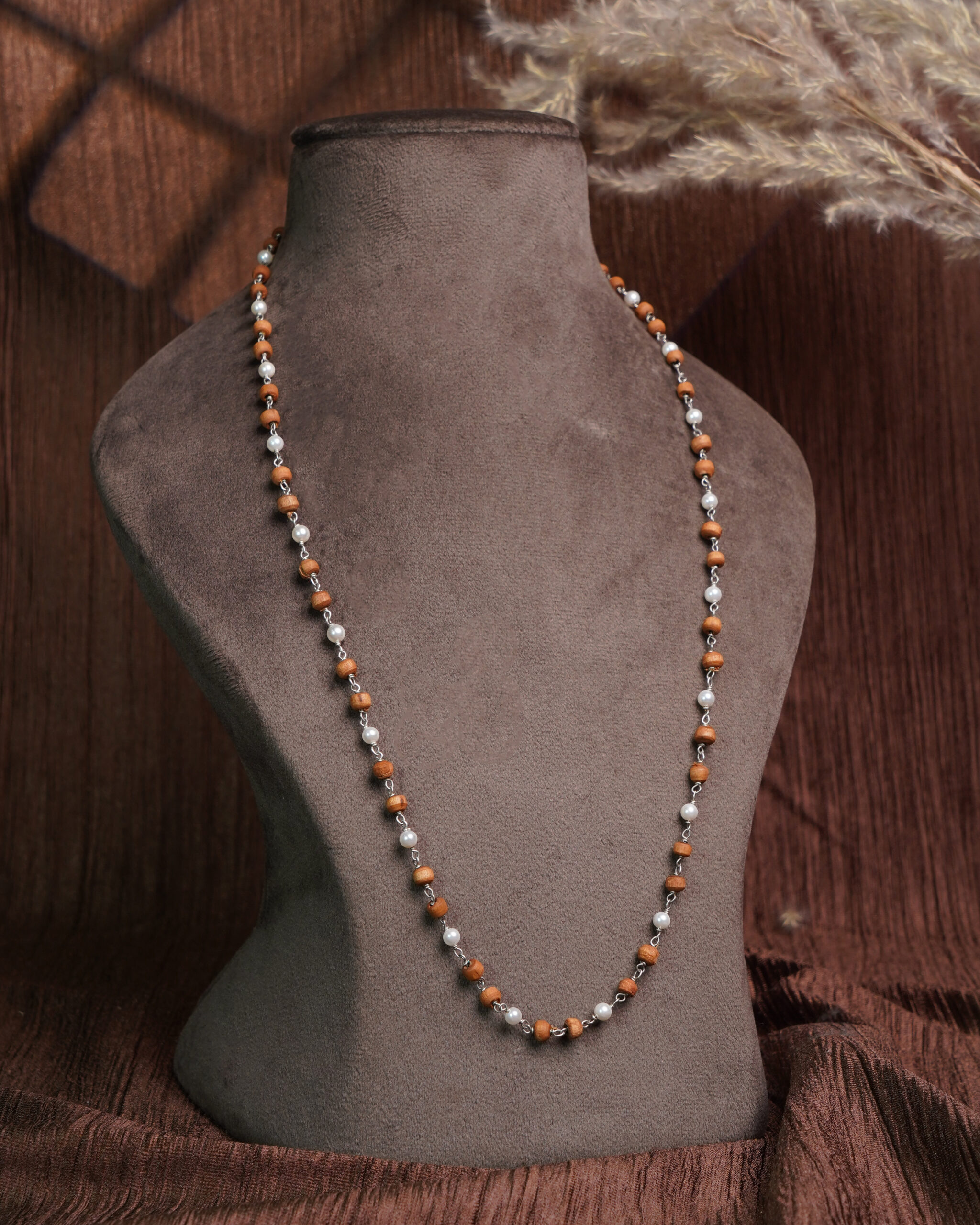 Silver Tulasi Mala- (Silver Kanti)