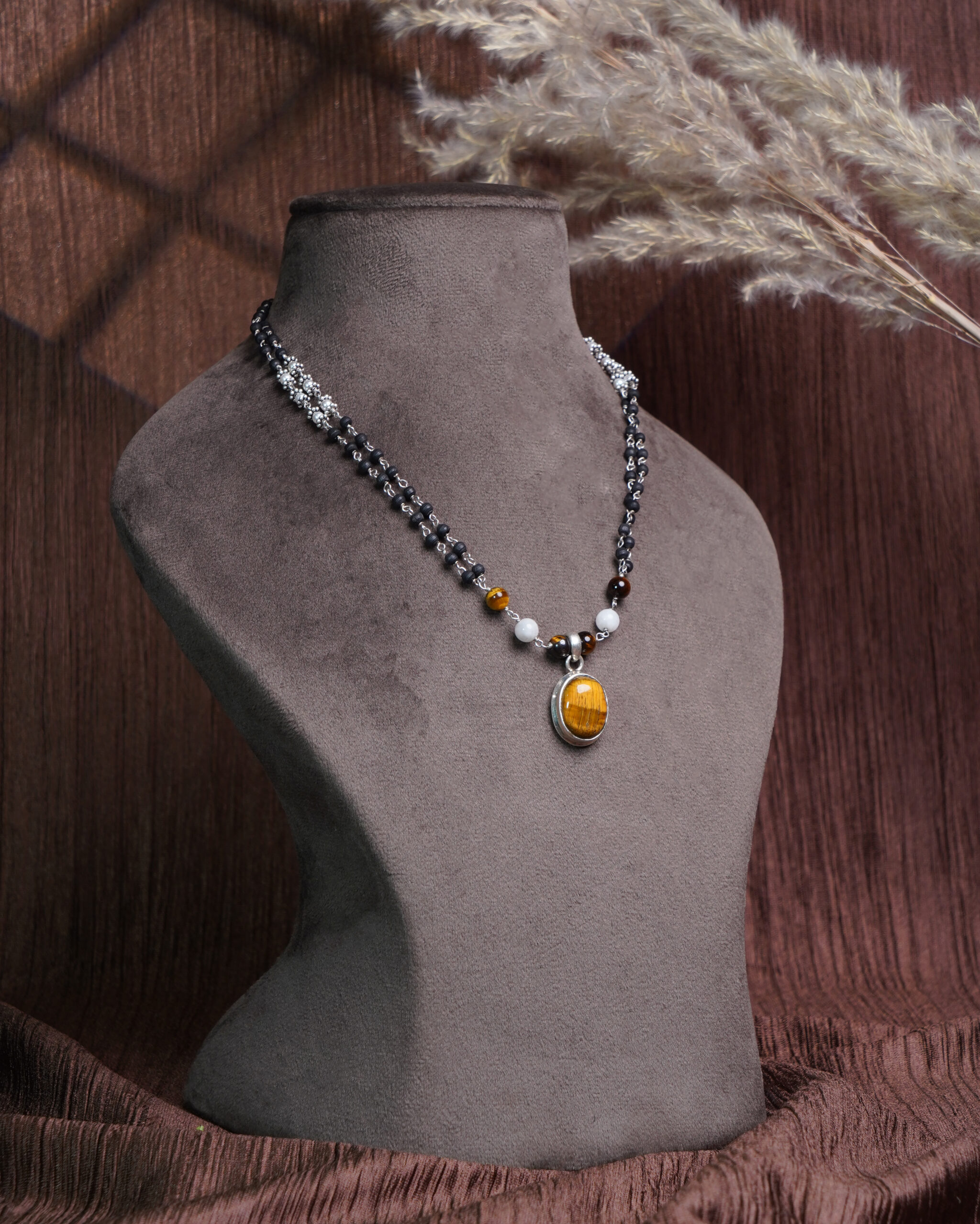 Silver Tulasi Mala- (Silver Kanti)