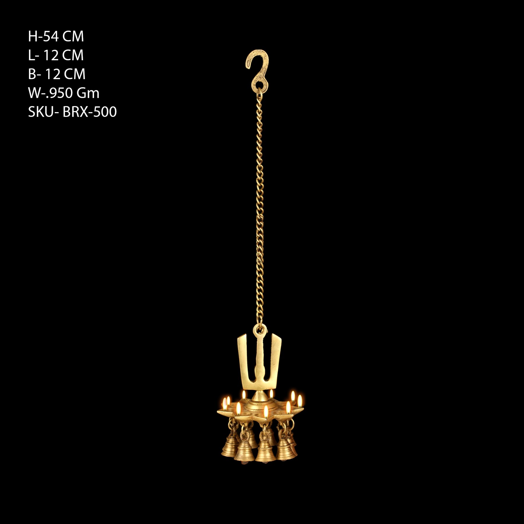 BRASS HANGING DEEPAK