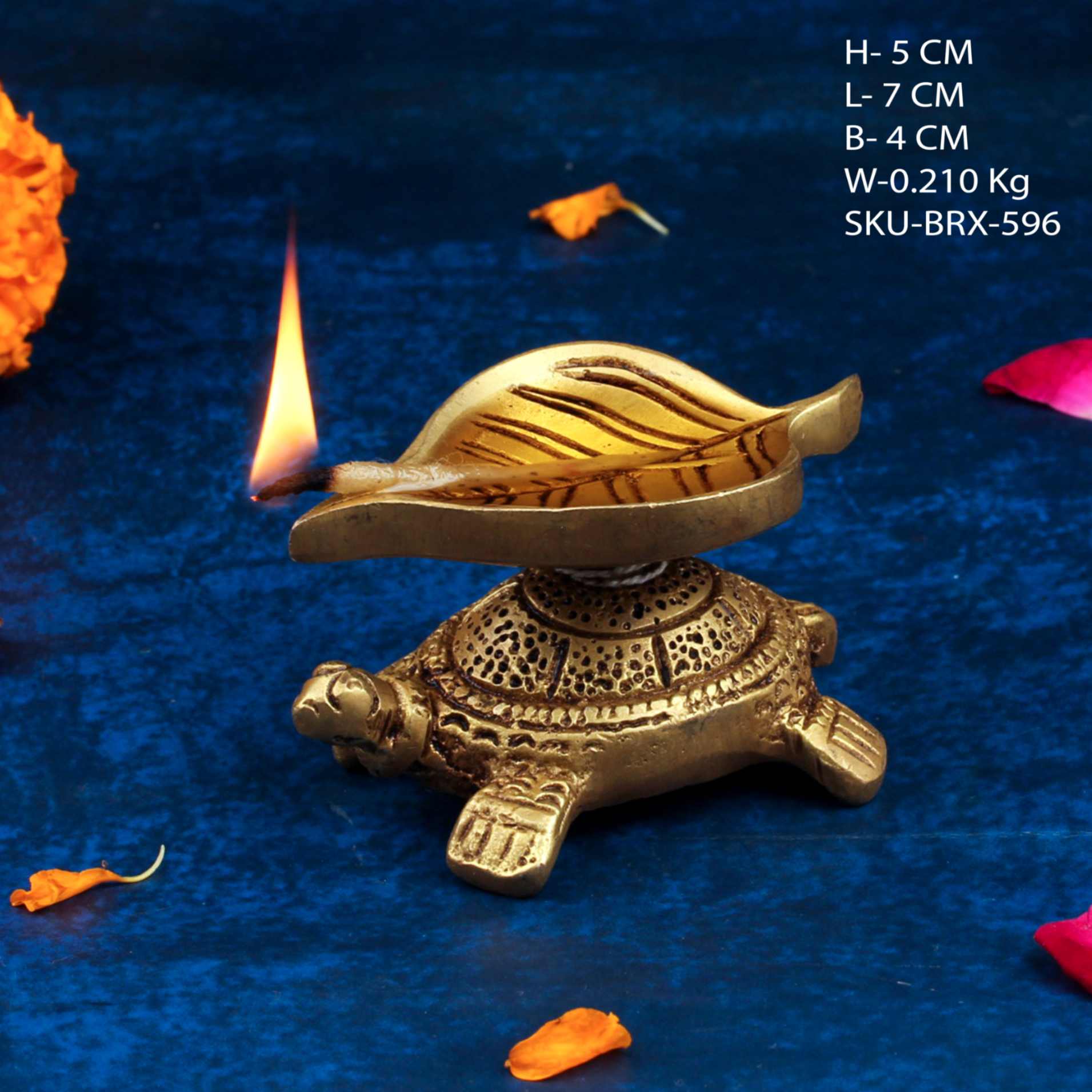 BRASS TORTOISE DEEPAK