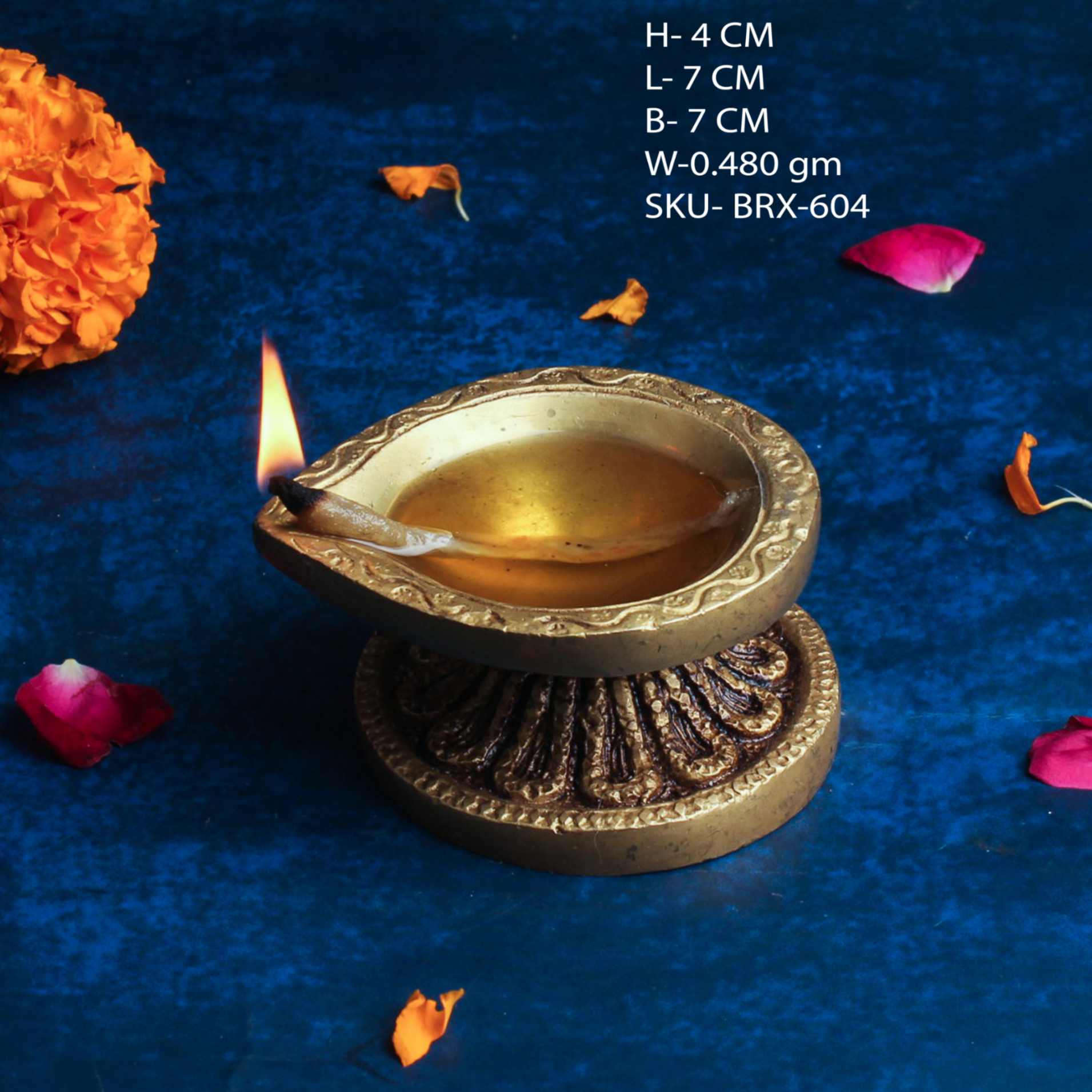 BRASS ETHNIC POOJA DEEPAK